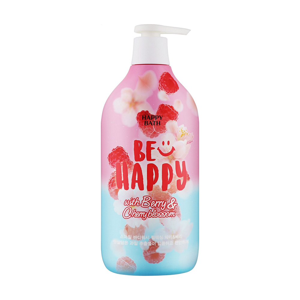 Гель для душу Happy Bath Be Happy Smile Berry &amp; Cherry Blossom, 900 г